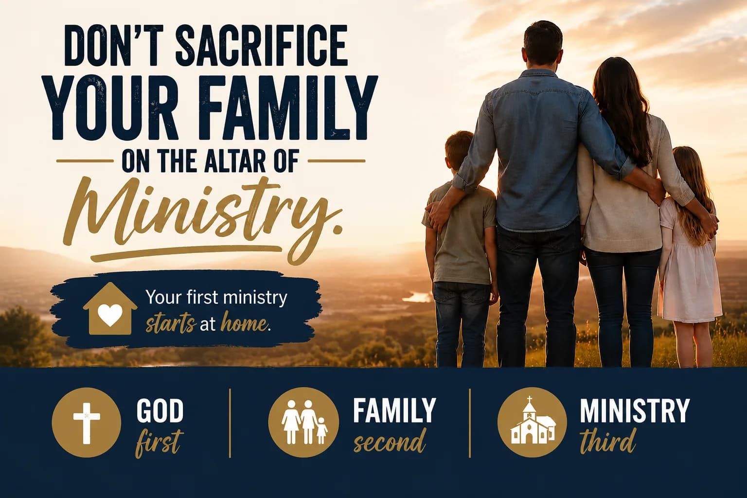 Don’t Sacrifice Your Family on the Altar of Ministry